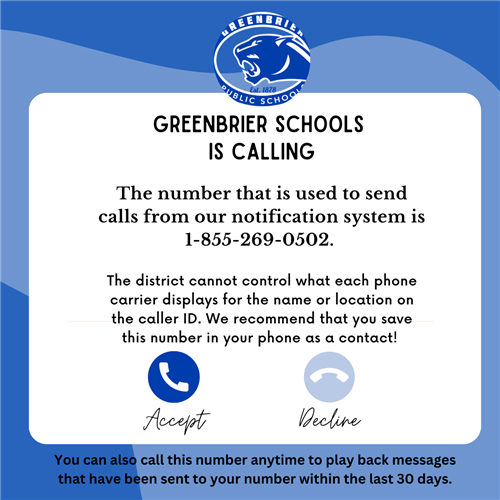 Greenbrier Calling System 